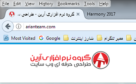 نمایش عنوان صفحه در مرورگر فایرفاکس