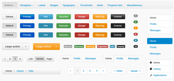 bootstrap elements
